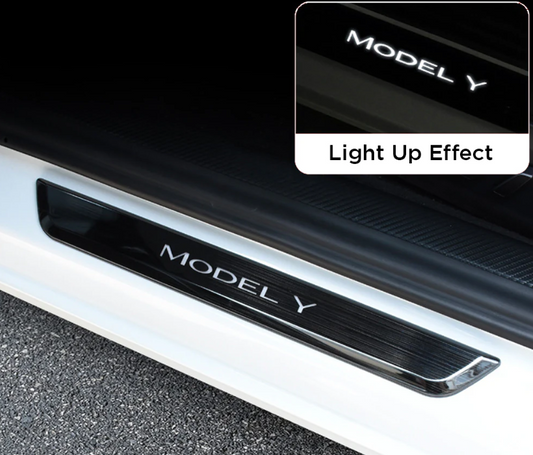 tesla model y door sill protector