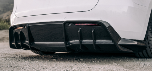 tesla rear diffuser