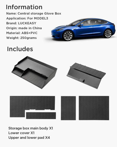 Model 3/Y Glovebox Box Storage for Tesla (2017-2023)