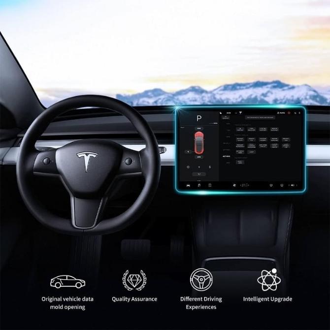 Model 3 and Model Y Console Screen Rotating Swivel Kit