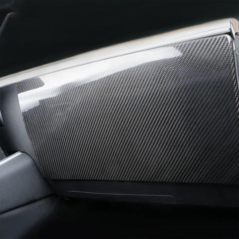 High-quality Glove Box Overlay Real Carbon Fiber For Tesla Model 3/Y