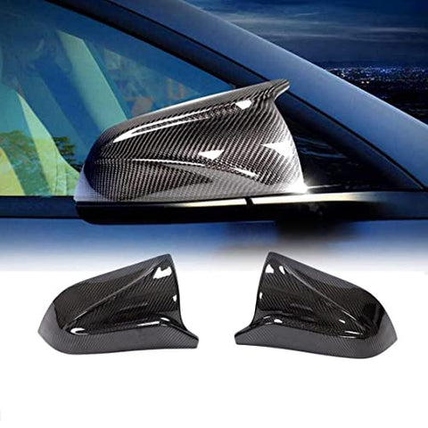 Model 3 Mirror Caps Carbon Fiber Car Rearview Mirror Cover Caps for Tesla Model 3 Sedan 4-Door 2017-2023 Replacement Style Model 3 Exterior Accessories