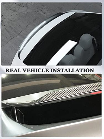 Model X Carbon Fiber Trunk Spoiler Wing for Tesla Model X 2016-2023 Rear Spoiler Lid Aftermarket Car Parts Cars Rear Wing Car Styling Kits Model X Accessories