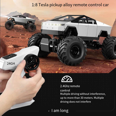 Remote-Controlled Cybertruck--45CM-Future Off-Road Masterpiece