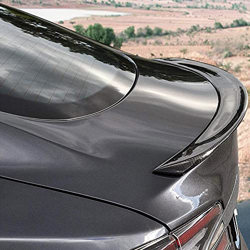 Model S Carbon Fiber Trunk Spoiler Wing for Tesla Model S 2012-2023 Rear Spoiler Lid Aftermarket Car Parts Cars Rear Wing Car Styling Kits Model S Accessories