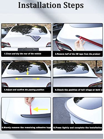 Model X Carbon Fiber Trunk Spoiler Wing for Tesla Model X 2016-2023 Rear Spoiler Lid Aftermarket Car Parts Cars Rear Wing Car Styling Kits Model X Accessories