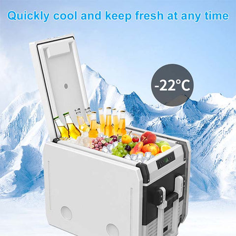 Foldable Refrigerator Trunk Refrigerator Portable Trunk fridge For Tesla Cybertruck App Control