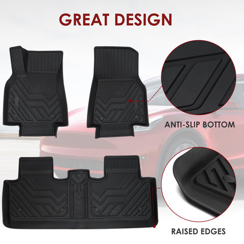 TPE Floor Mat for 2020-2023 Tesla Model Y