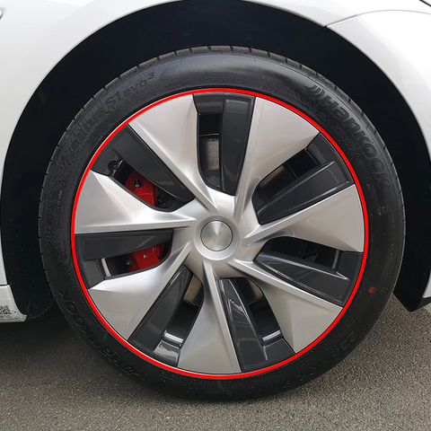 Rim Protector Wheel Rim Guard Strip for Tesla Model 3/Y/S/X (4 Wheels)