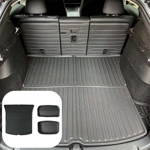 All Weather Front And Rear TPE Trunk Mat for Tesla Model Y