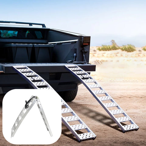 Aluminum Portable Loading Ramps for Tesla Cybertruck |Tmate