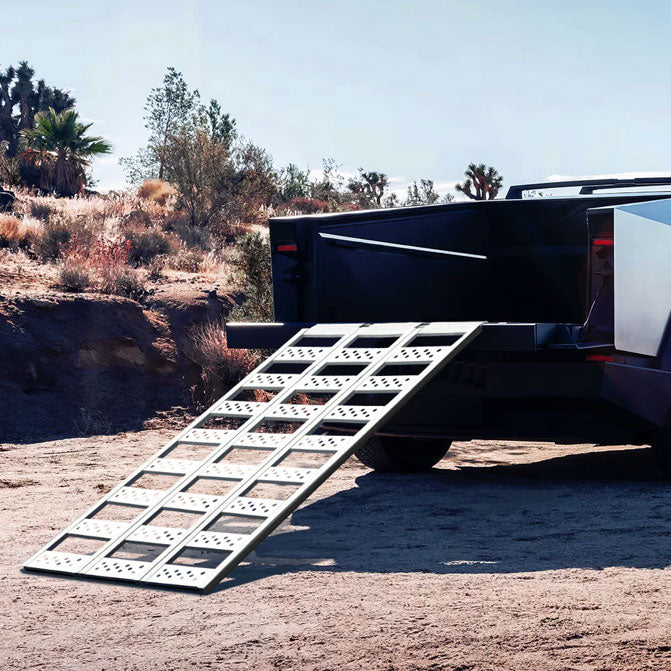 tesla cybertruck ramp​ 