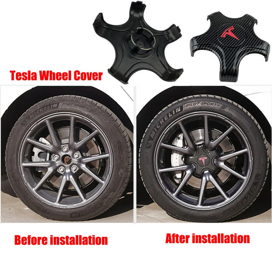 4pcs Wheel Center Caps Hub Cover | Tesla Model 3（2019-2023.10）