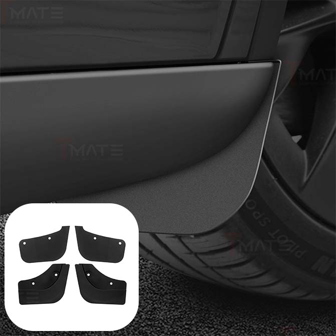 Hidden Form Mudflaps Kit for Tesla Model 3 2017-2024 / Model Y 2020-2024 (4pcs)