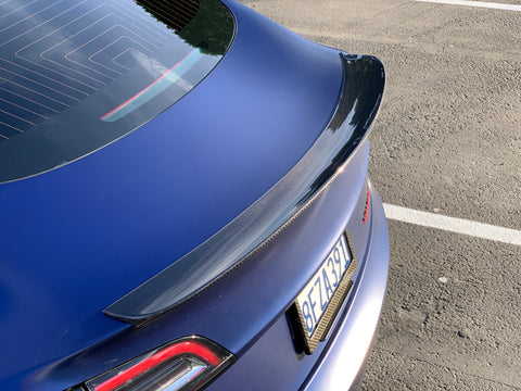 2017-2023 | Model 3 TRIMLINE Spoiler - Real Molded Carbon Fiber