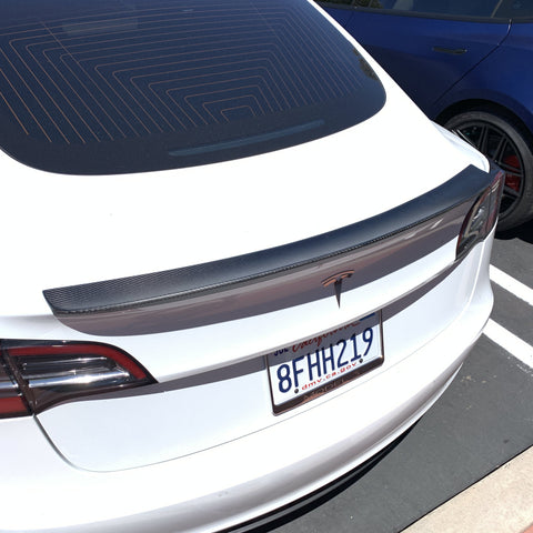 2017-2023 | Model 3 TRIMLINE Spoiler - Real Molded Carbon Fiber