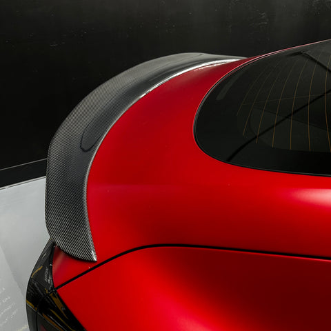 2017-2023 | Model 3 Europa Rear Spoiler - Real Molded Carbon Fiber