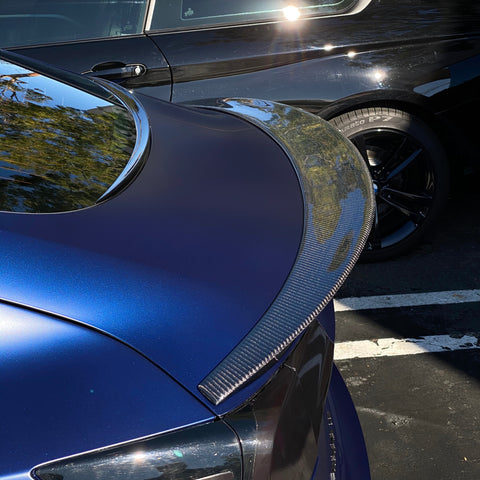 2017-2023 | Model 3 Razzo Spoiler - Real Molded Carbon Fiber