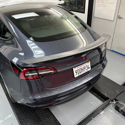 2017-2023 | Model 3 Colossal Rear Wing Spoiler - Real Molded Carbon Fiber