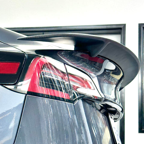 2017-2023 | Model 3 Colossal Rear Wing Spoiler - Real Molded Carbon Fiber