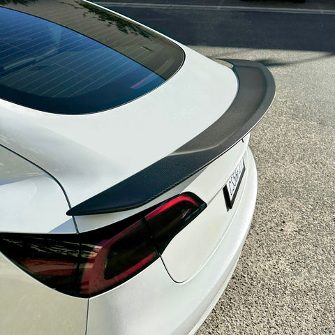 2017-2023 | Model 3 Colossal Rear Wing Spoiler - Real Molded Carbon Fiber