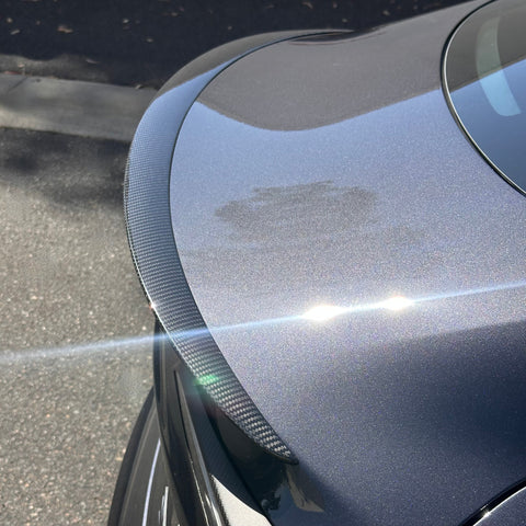 2024+ | Model 3 Spoiler - Real Dry Molded Carbon Fiber