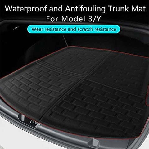 Model 3/Y Waterproof Floor Mats All Weather Floor Liners (Full Set)