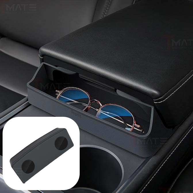 Model 3/Y Center Console Armrest Glasses Box for Tesla(2021-2023)