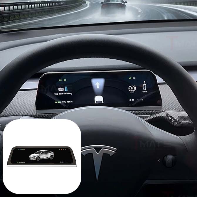 Model 3 & Y Highland 9.66-inch Touch Dashboard Display CarPlay Android Instrument Cluster