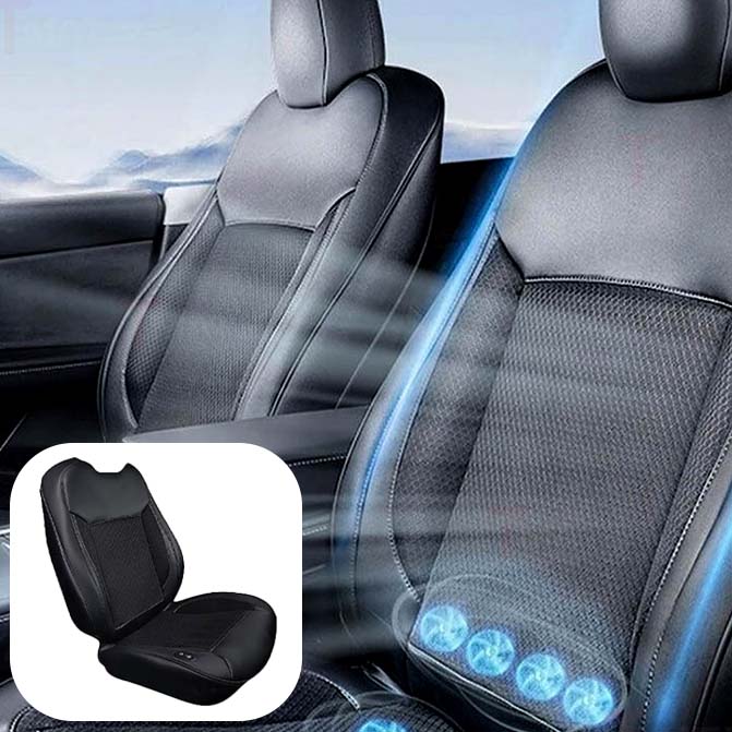 Model 3 & Y Ventilated Cooling Seat Cover Breathable Seat Cushion