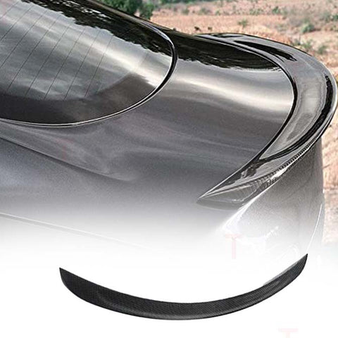 Model S Carbon Fiber Trunk Spoiler Wing for Tesla Model S 2012-2023 Rear Spoiler Lid Aftermarket Car Parts Cars Rear Wing Car Styling Kits Model S Accessories