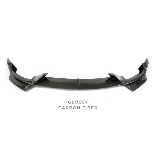 Model Y Colossal Front Lip Overlay Spoiler - Real Dry Molded Carbon Fiber