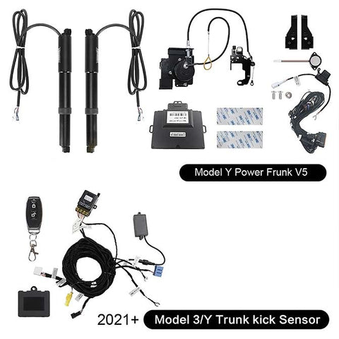 Model Y Power Frunk V5 and Trunk Kick Sensor