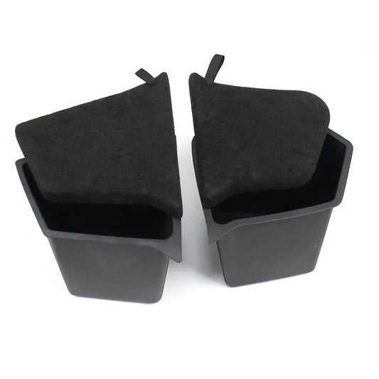 Bacs de rangement pour organisateur de coffre Tesla Model Y avec rebord (lot de 2) 