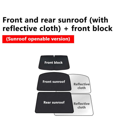 Openable Sunroofs and Panoramic Sunroofs Sunshades for Tesla Model S|Tmate