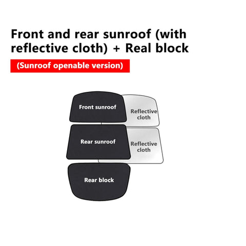 Openable Sunroofs and Panoramic Sunroofs Sunshades for Tesla Model S|Tmate