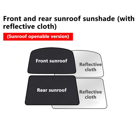 Openable Sunroofs and Panoramic Sunroofs Sunshades for Tesla Model S|Tmate