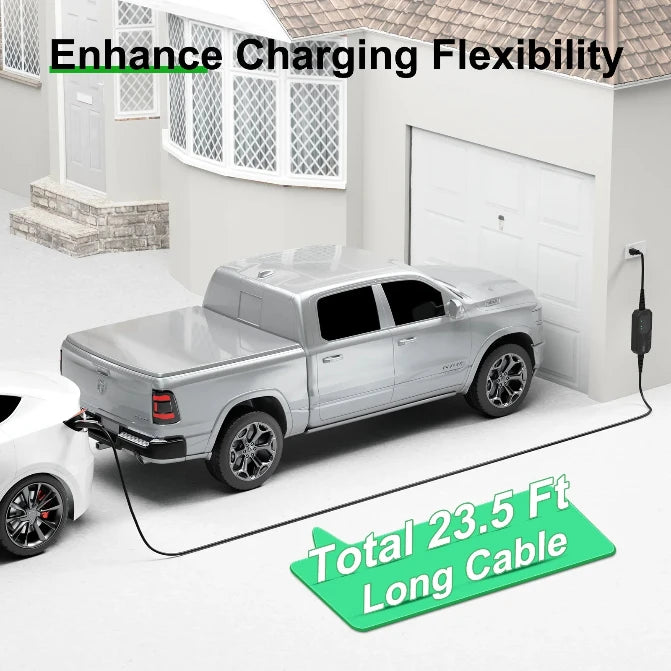 Optimized TMATE Portable EV Charger for Tesla (Levels 1-2 Compatibility)