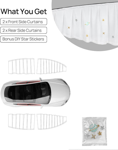 tesla window sunshade