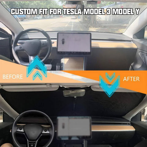 Tesla Model S3XY Windshield Sunshade