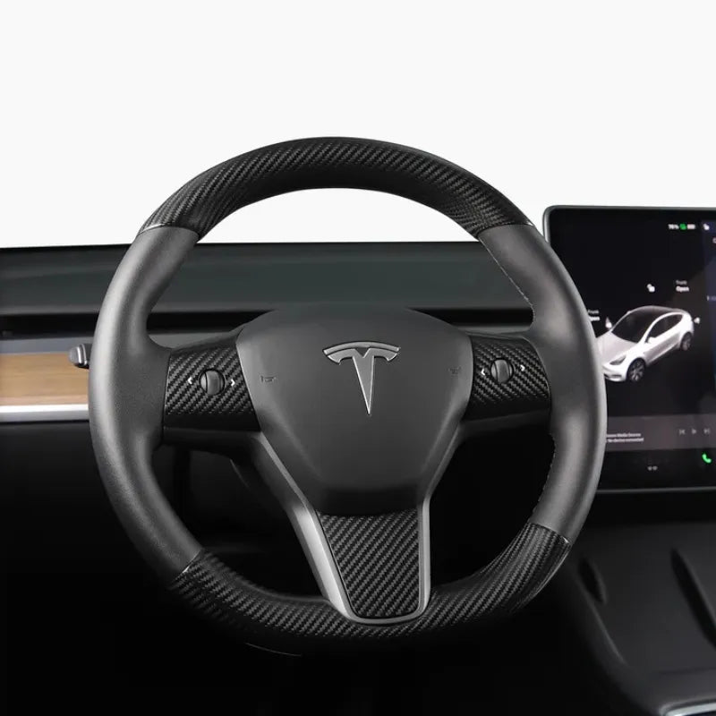 tesla model 3/y steering wheel cover​