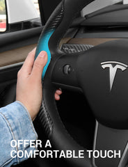 tesla steering wheel wrap