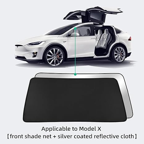 model x glass roof sunshade