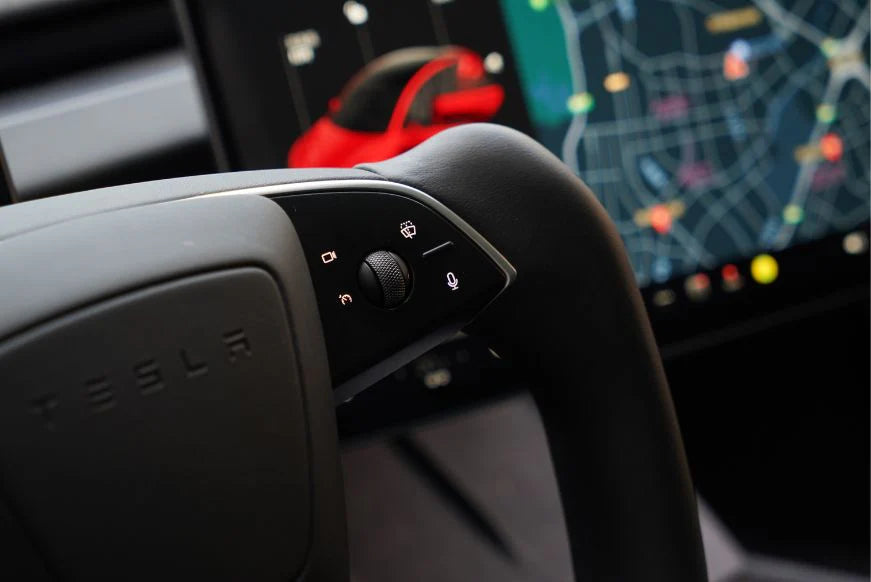 tesla model 3 highland yoke steering wheel