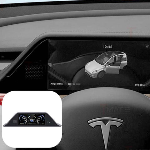 Tesla Model 3/Y 8.9 Integrierter Armaturenbrett-Bildschirm Digitales Kombiinstrument mit Kamera FY9-C