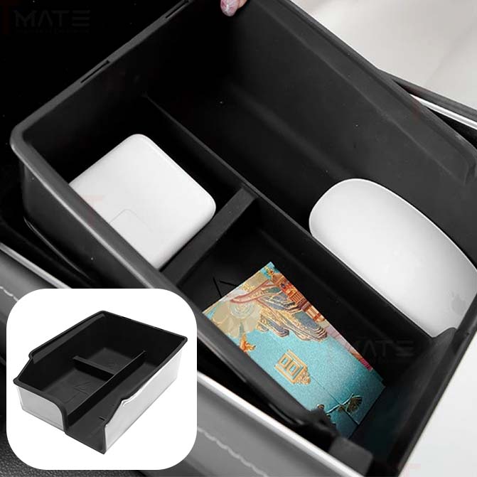 Tesla Model 3/Y Central Armrest Storage Box Accessories Console Holder Glove Organizer