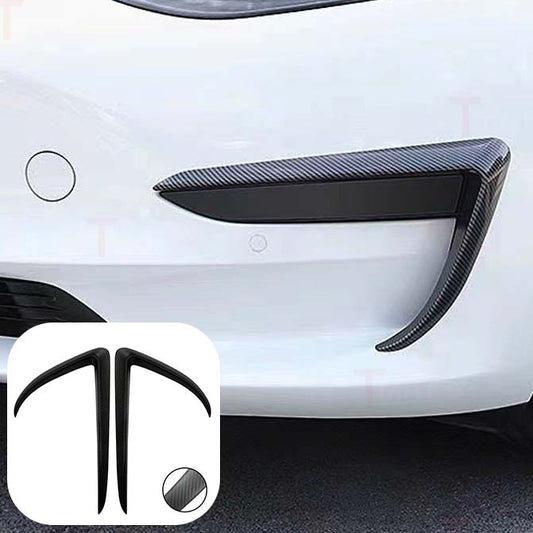 Feux antibrouillard Canards pour Tesla Model 3/Y - Véritable fibre de carbone