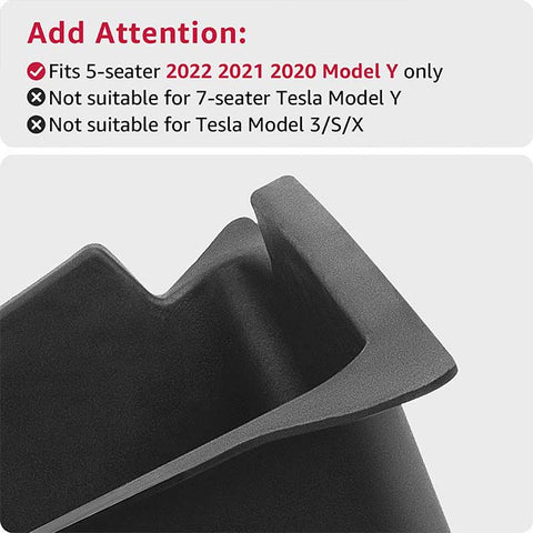 Tesla Model Y Trunk Organizer Storage Bins with Lip（Set of 2）