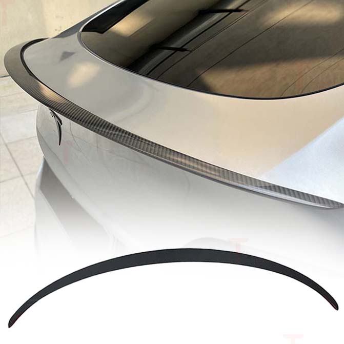 Tesla Model Y  Real Dry Carbon Fiber Spoiler