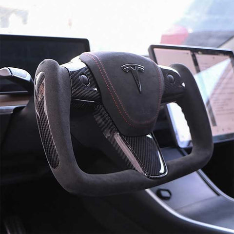 Universal Yoke Ergonomic Steering Wheel Upgrade For Tesla Model 3/Y